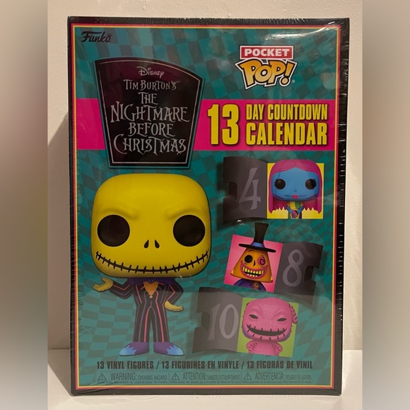 Funko Pop! Advent Calendar: 13 Days - The Nightmare Before Christmas (Blacklight - Picture 3 of 8